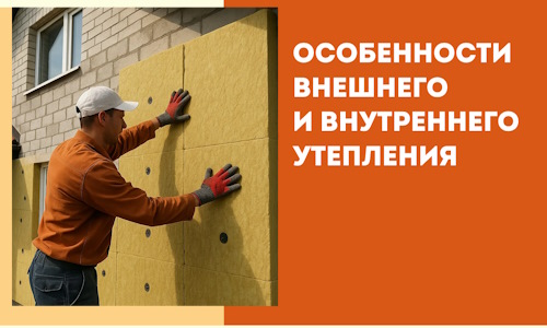 Какие особенности внешнего и внутреннего утепления в Луге