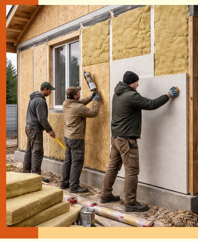 Профессиональное утепление дома из SIP-панелей в Луге