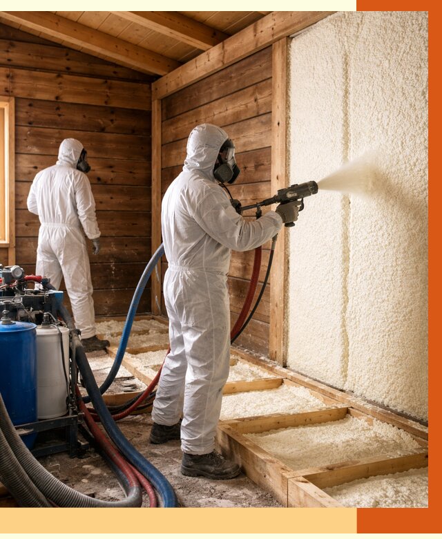 Утепление бани ппу в Луге под ключ от 4330 руб./м2 | ТепломастерЛга - напыление и монтаж ппу