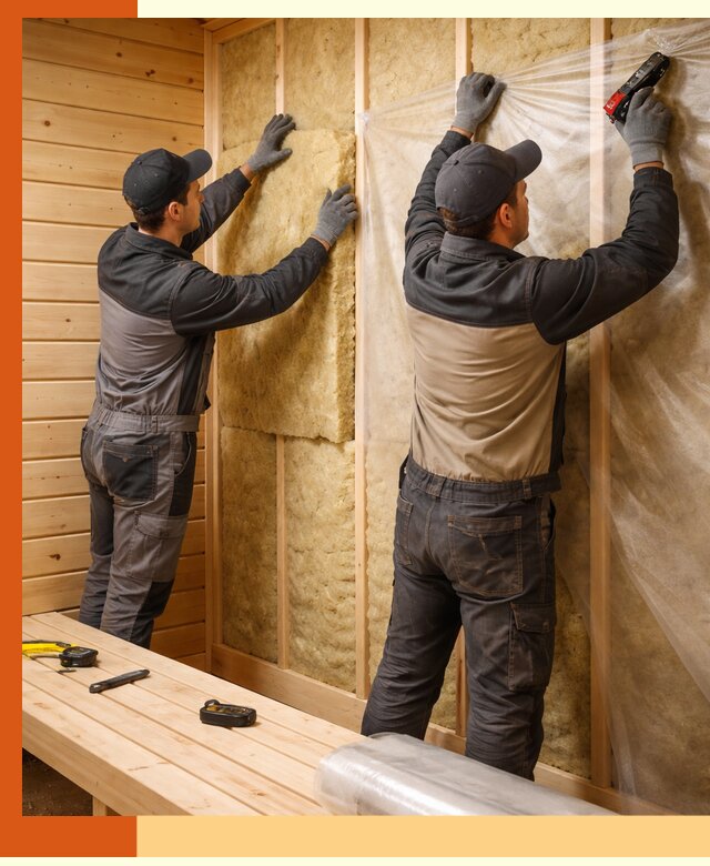 Профессиональное утепление сауны в Луге с гарантиями качества