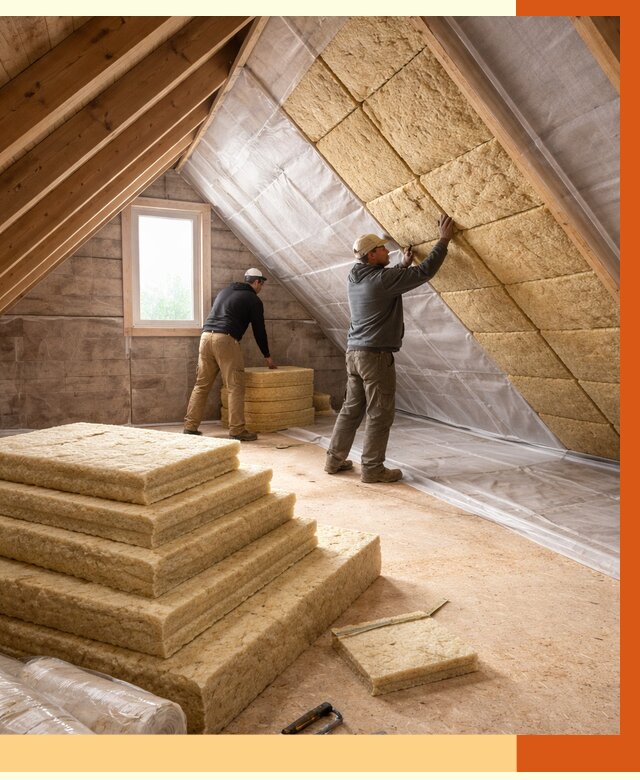 Утепление мансарды в Луге от 2578 руб/м2 — комплексно и под ключ | ТепломастерЛга