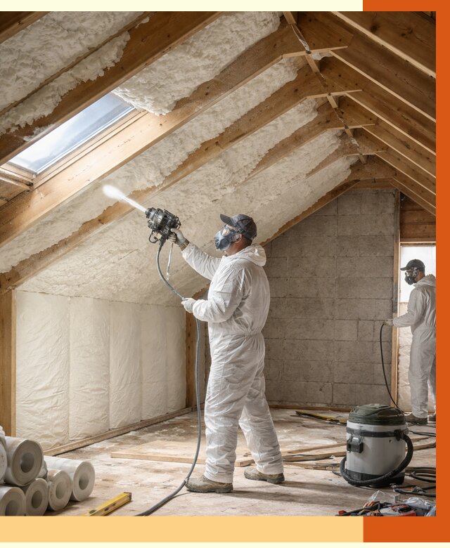 Утепление мансарды ППУ в Луге от 2835 руб./м² — заказать под ключ | ТепломастерЛга