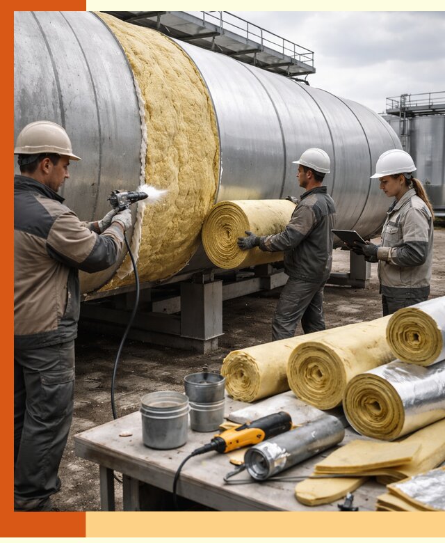 Утепление цистерны в Луге — утеплители и монтаж под ключ