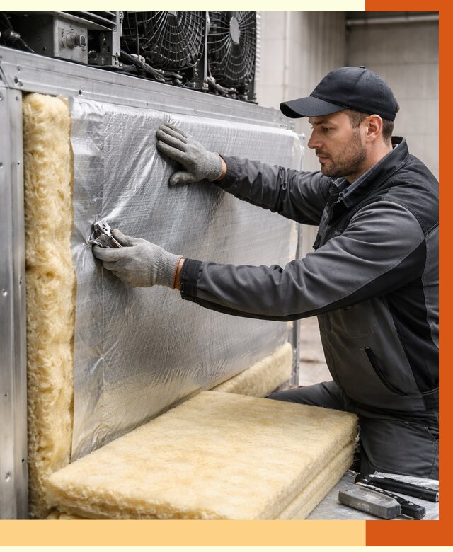 Утепление холодильного агрегата в Луге от 8764 руб. под ключ | ТепломастерЛга