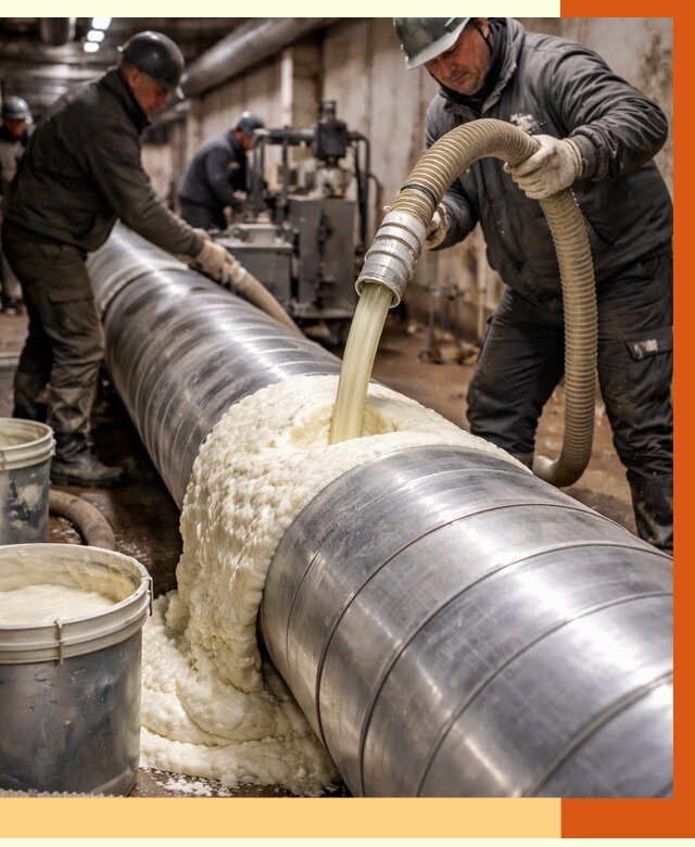 Утепление теплотрассы жидкой теплоизоляцией в Луге от 4330 руб. | ТепломастерЛга